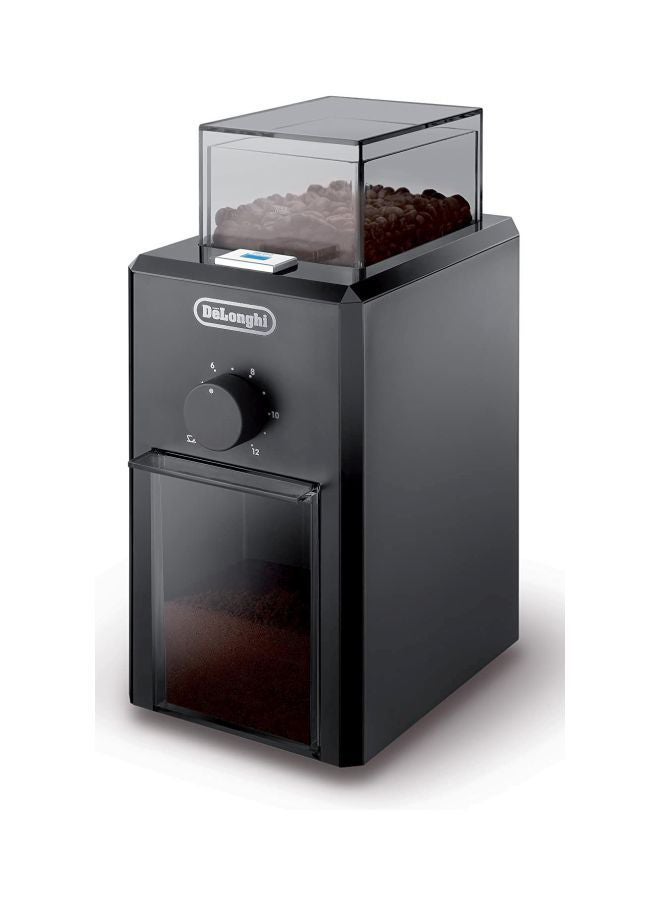 De'Longhi Electric Coffee Grinder With Fineness Selector , Burr Grinding System , 12 Cups Capacity 110 W KG79 Black - Image 2