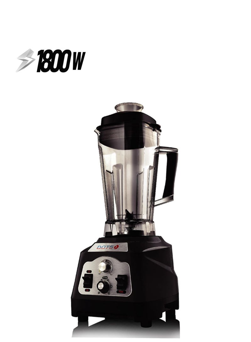دوتس خلاط كهربائي تجاري بقدرة 1800 وات 1800 W BLD-PW01 أسود/ فضي