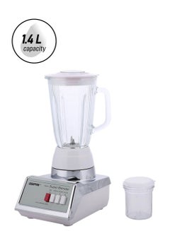 GEEPAS Electric 2-In-1 Blender 1.4 L GSB1603 Silver/White/Clear  - Image 1
