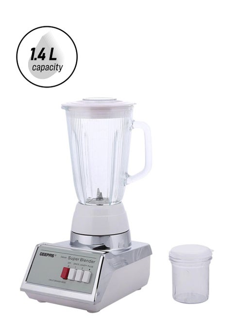 Electric 2-In-1 Blender 1.4 L GSB1603 Silver/White/Clear