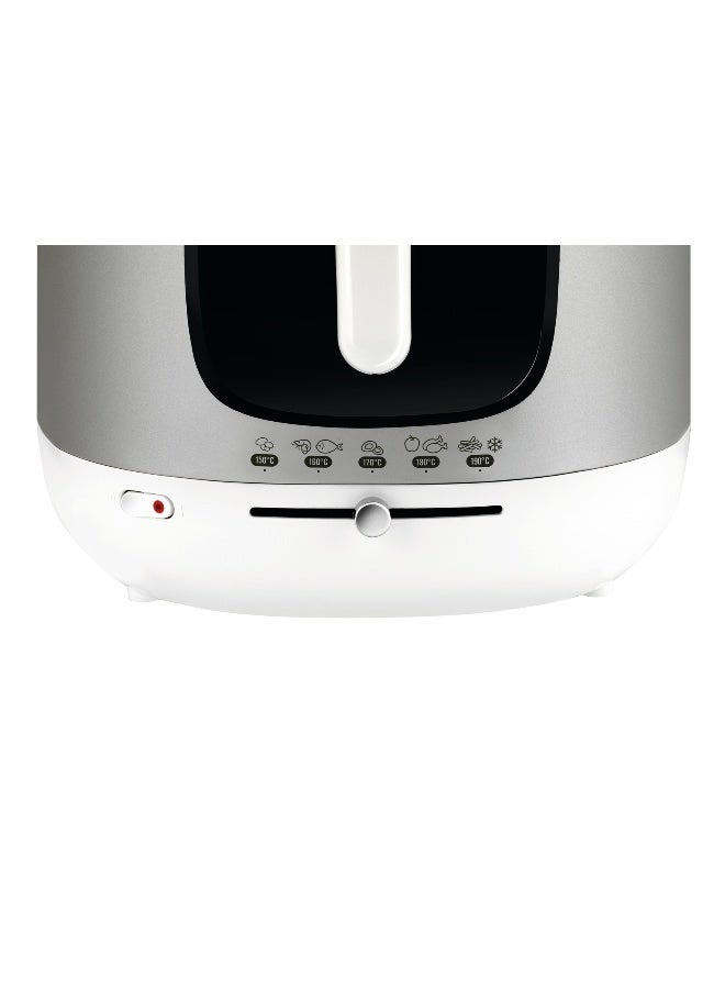 Moulinex Deep Fryer | Mega |Large capacity | Removable Bowl | Autoatic Lid Opening System | Adjustable Thermostat | Viewing Window |  2 Years Warranty 2 kg 2100 W AM480027 White/Silver/Black - Image 4