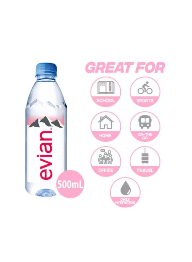إيفيان مياه معدنية طبيعة من فرنسا 500ملليلتر - Image 3