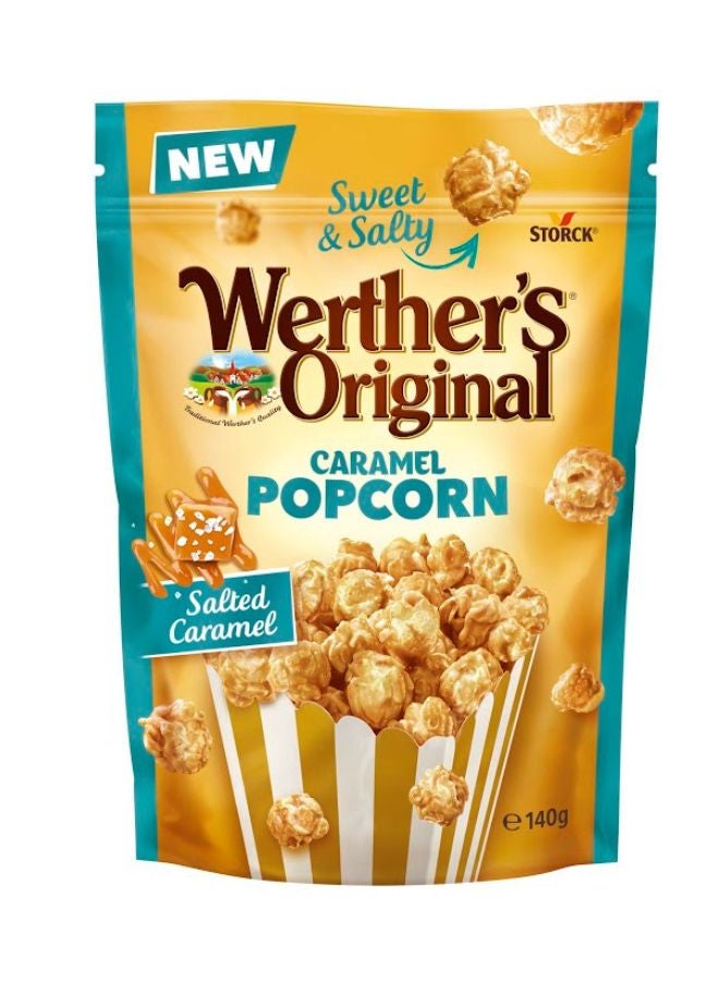 Werthers Original Salted Caramel Popcorn 140grams - Image 1
