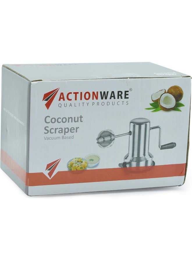 Action Vacuum Base Coconut Scrapper Silver 11.6x16.8cm - Image 4