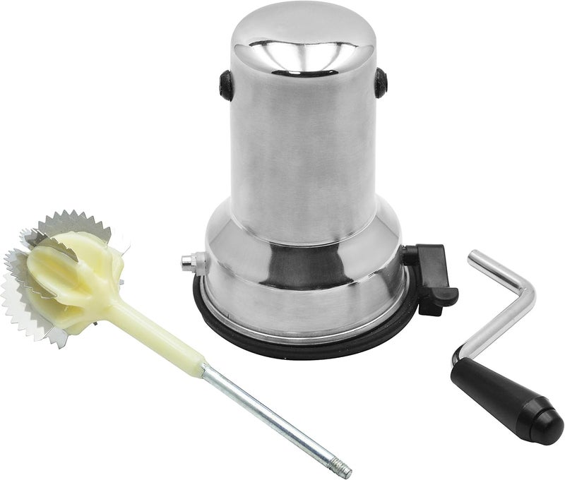 Action Vacuum Base Coconut Scrapper Silver 11.6x16.8cm - Image 2