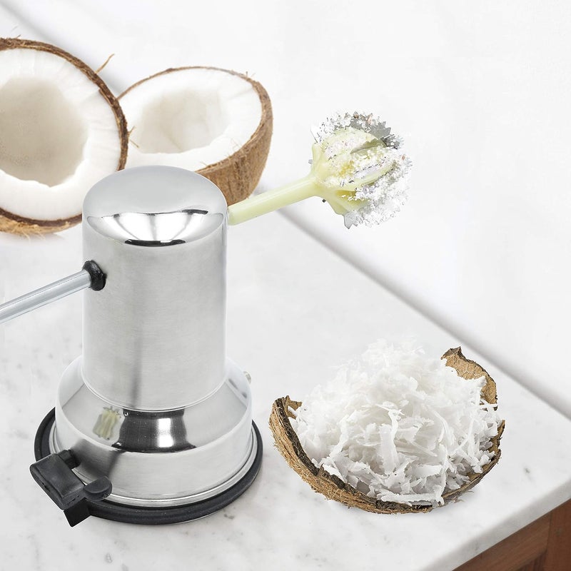 Action Vacuum Base Coconut Scrapper Silver 11.6x16.8cm - Image 3