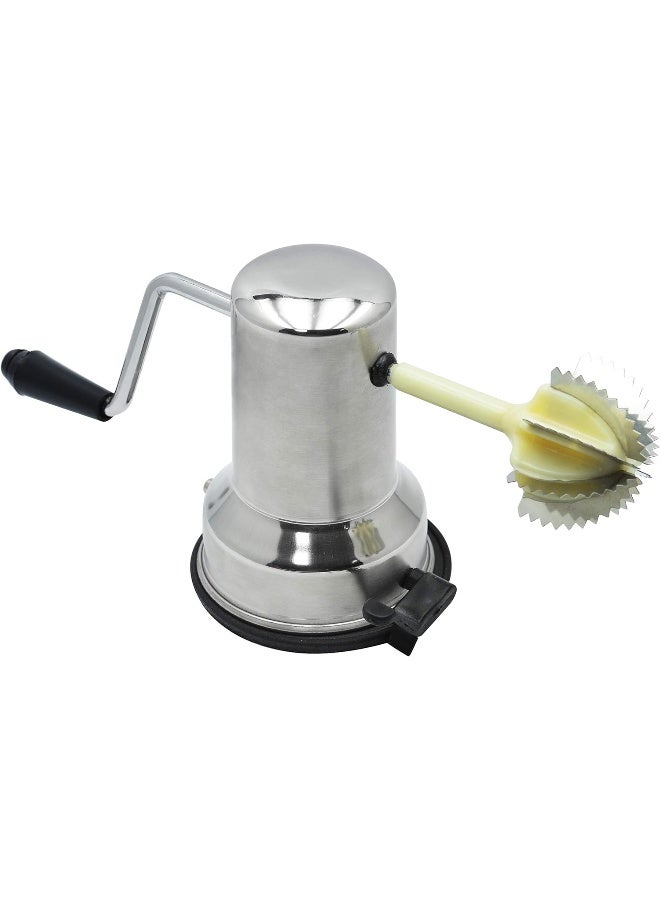 Action Vacuum Base Coconut Scrapper Silver 11.6x16.8cm - Image 1