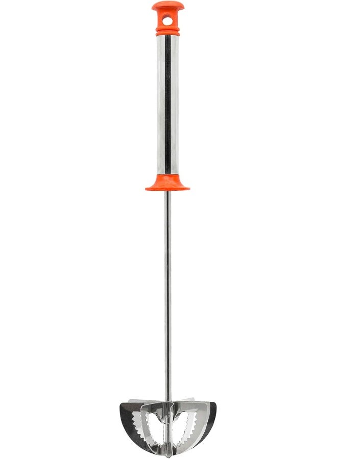 أكشن سكين ميكسي فانتاستك بنصل من الستانلس ستيل فضي / أحمر 30سم - Image 1