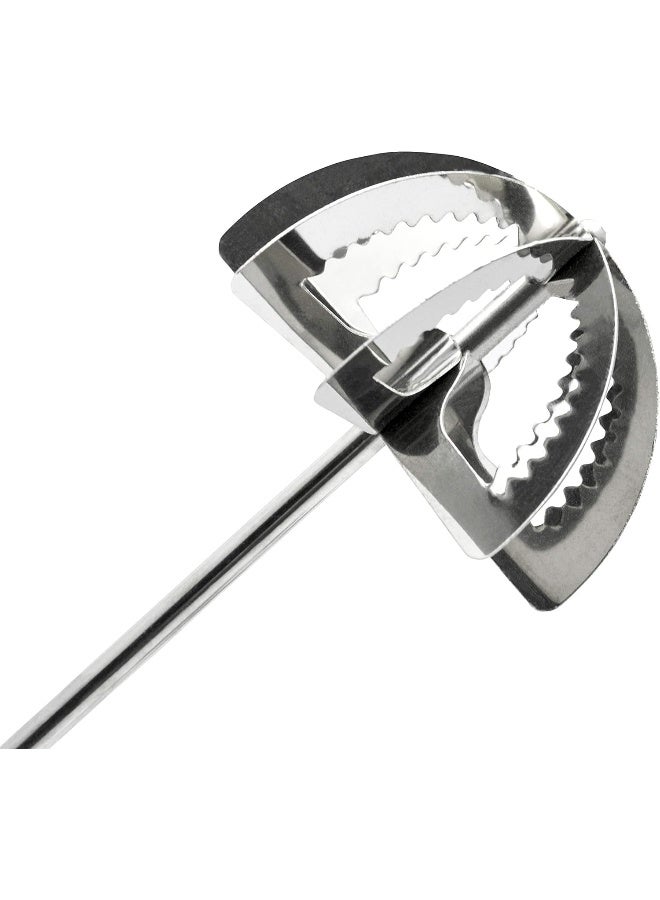 أكشن سكين ميكسي فانتاستك بنصل من الستانلس ستيل فضي / أحمر 30سم - Image 2