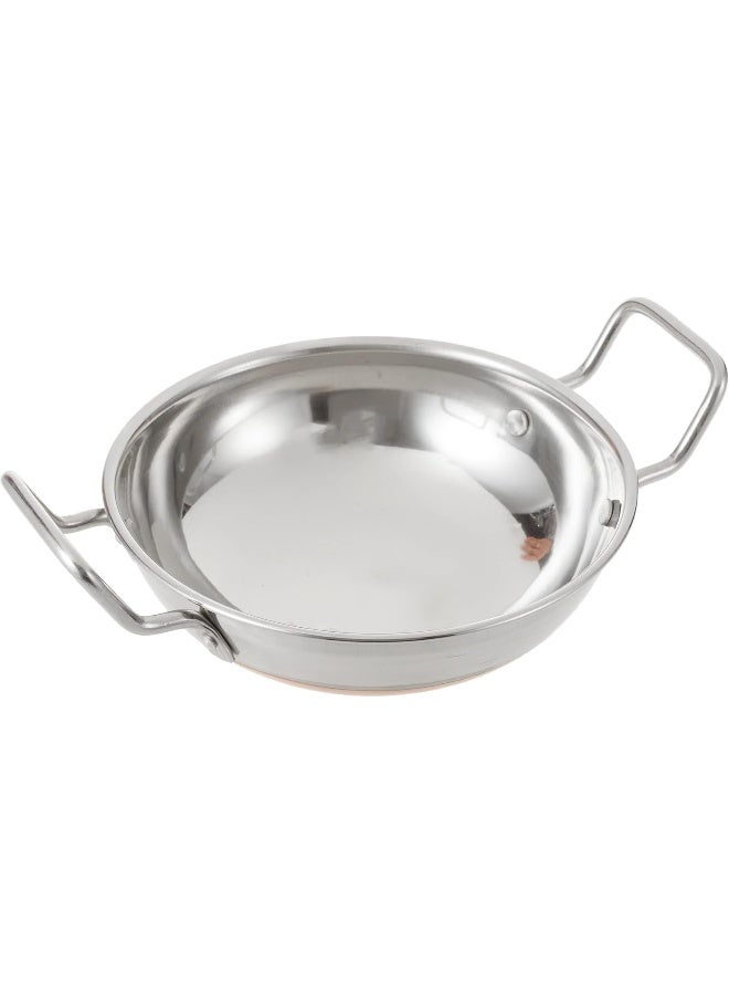 راج كاداي النحاسي فضي 19سم - Image 1