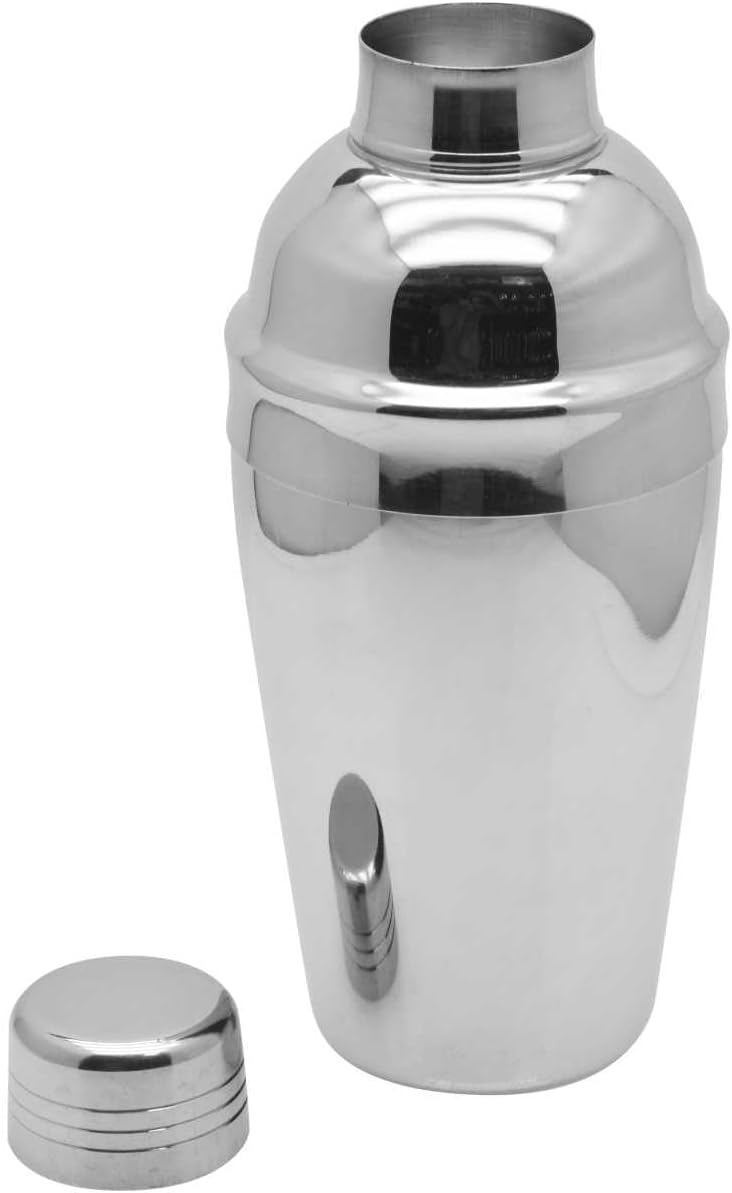 Kitchen Master Cocktail Shaker Deluxe, Silver, 500ml Silver 0.5Liters - Image 3