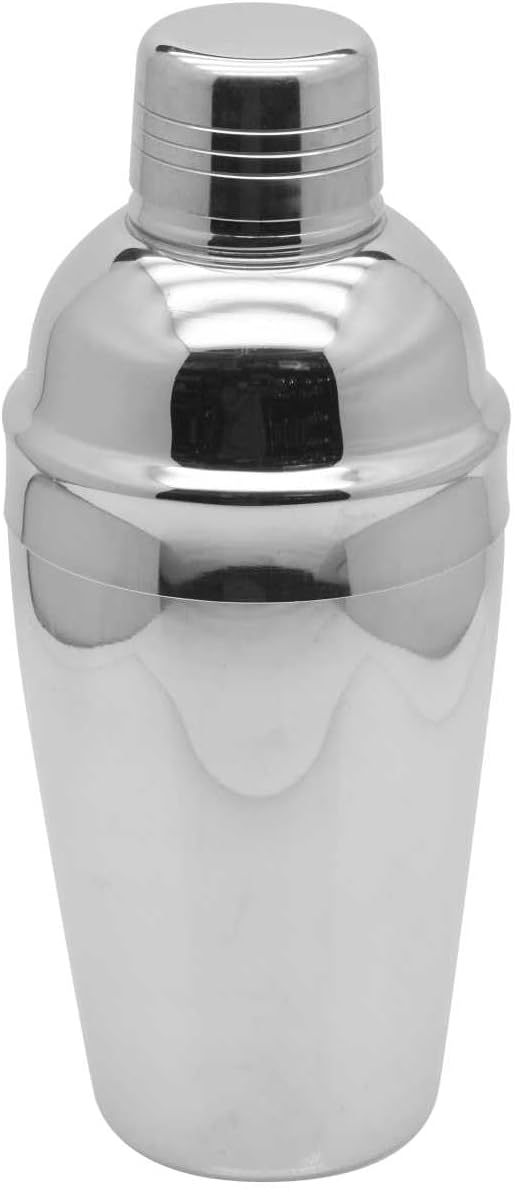 Kitchen Master Cocktail Shaker Deluxe, Silver, 500ml Silver 0.5Liters - Image 2