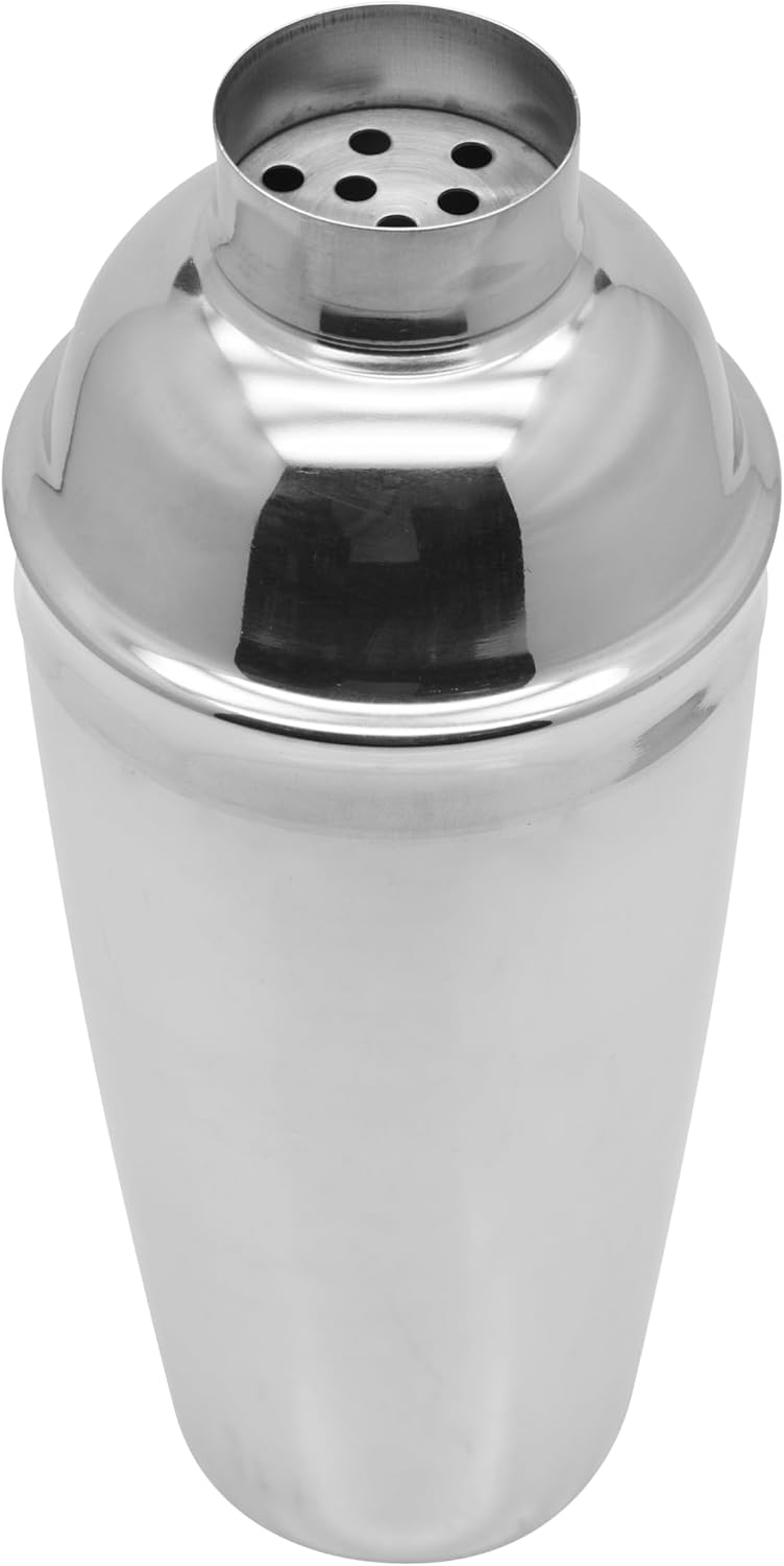 Raj Stainless Steel Cocktail Shaker Deluxe 0.7 Litre - CSD007 Silver 9.6 x 20.6 x 9.6cm - Image 4