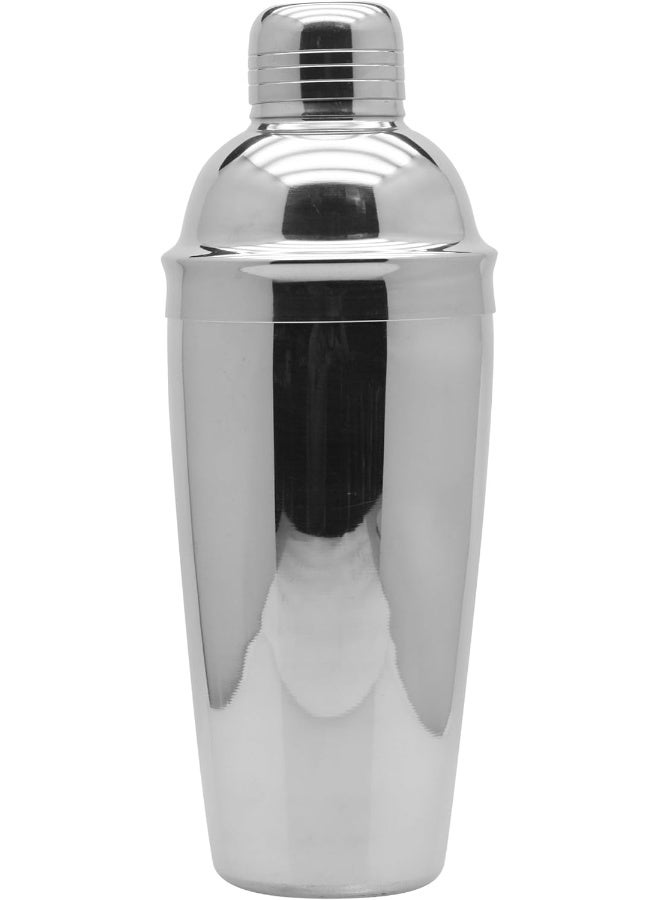 Raj Stainless Steel Cocktail Shaker Deluxe 0.7 Litre - CSD007 Silver 9.6 x 20.6 x 9.6cm - Image 1