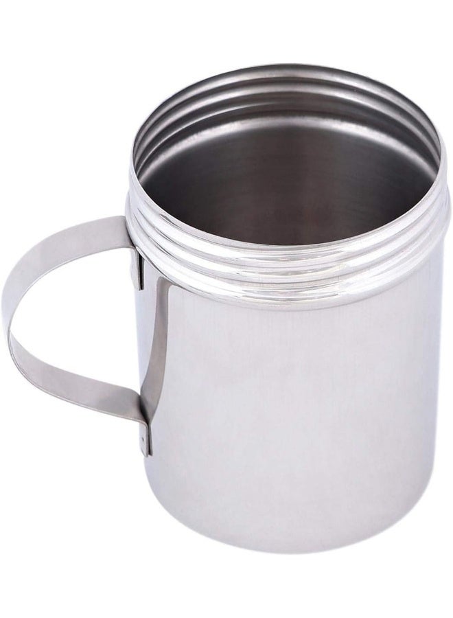 راج موزع بهارات من الستانلس ستيل فضي 7سم - Image 3