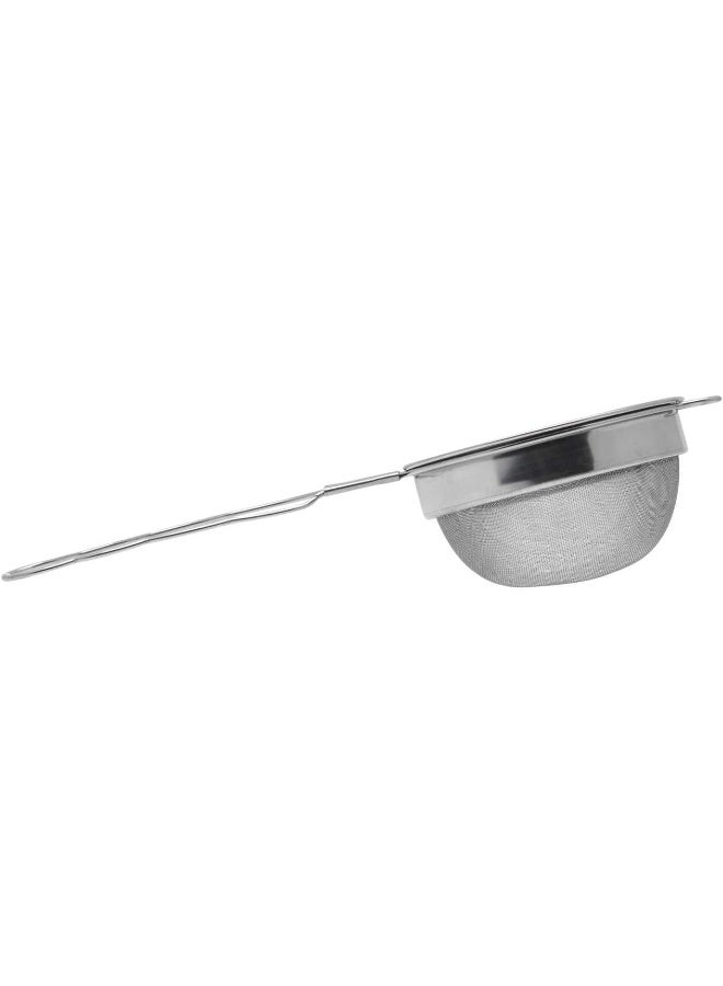 RAJ CLASSIC TEA STRAINER, 10 CM, SILVER, CTS004, Tea Sifter, Juice Strainer, Lime Strainer Silver 24x10cm - Image 1