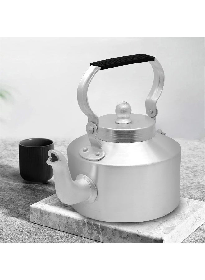 RAJ ALUMINIUM KETTLE, 15 LITER, SILVER, DAK014, Stovetop Tea Kettle, Coffee Kettle, Tea Pot, Coffee Pot Silver/Black 16x17.6x17cm - Image 4