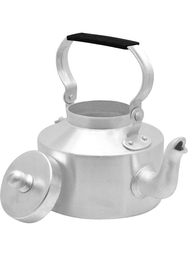 RAJ ALUMINIUM KETTLE, 15 LITER, SILVER, DAK014, Stovetop Tea Kettle, Coffee Kettle, Tea Pot, Coffee Pot Silver/Black 16x17.6x17cm - Image 3