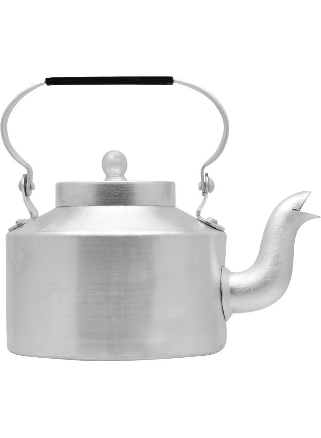 راج غلاية شاي أسود/ فضي - Image 1