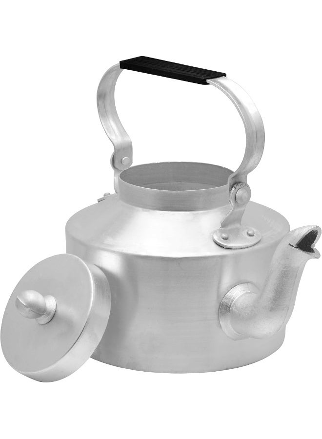 راج غلاية شاي أسود/ فضي - Image 3