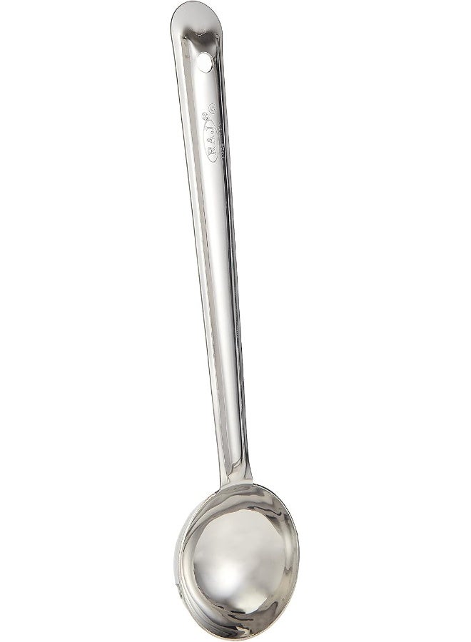 راج مغرفة ضيقة من الأعلى وواسعة من الأسفل فضي 5.5سم - Image 1