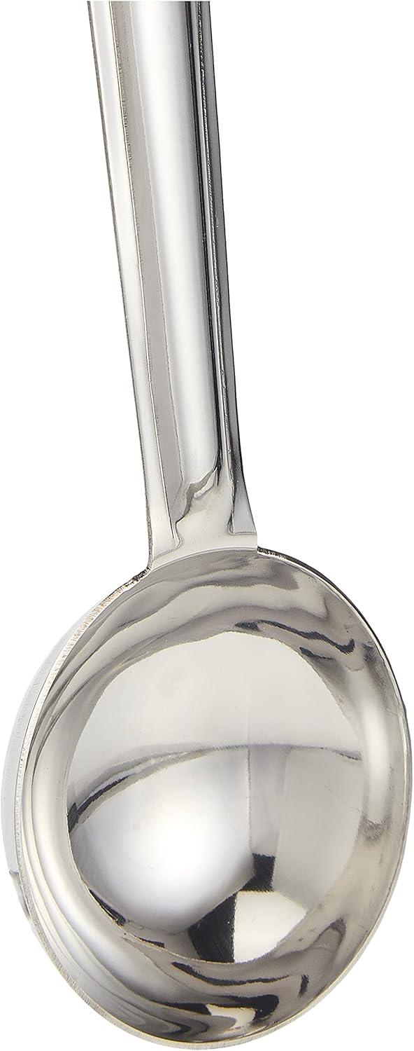 راج مغرفة ضيقة من الأعلى وواسعة من الأسفل فضي 5.5سم - Image 3