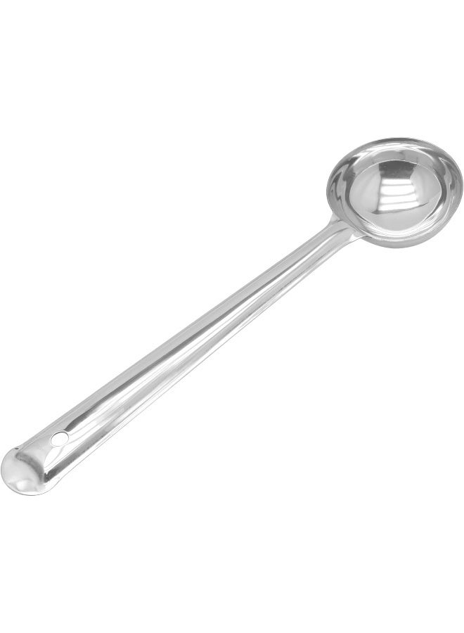 راج مغرفة ضيقة من الأعلى وواسعة من الأسفل فضي 8سم - Image 2