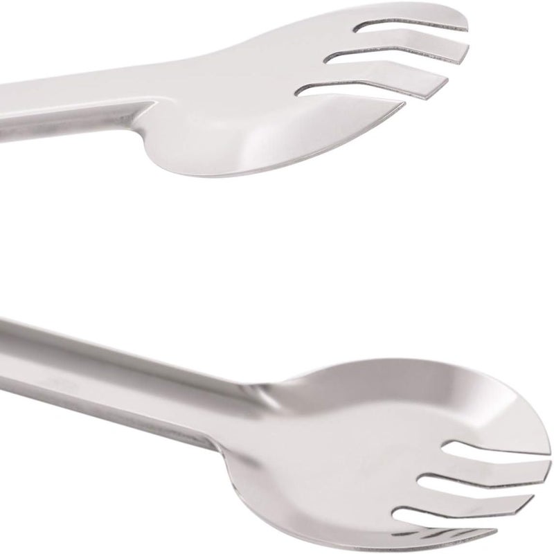 راج ملقط طعام ستانلس ستيل فضي 24.5سم - Image 3