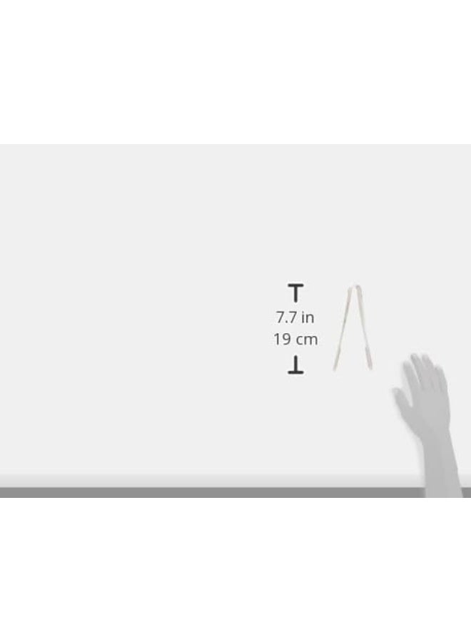 Raj Stainless Steel Ice Cube Tong, Silver, 23 cm, HKT002, Ice Cube Tongs, Bar Tongs, Rock Candy Tongs Silver 18cm - Image 3