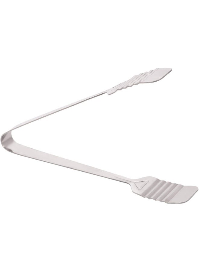 هوم بوكس ملقط خُبز من الستانلس ستيل فضي 24سم - Image 1