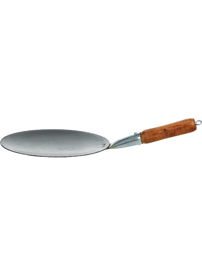 RAJ - Iron Tawa With Handle Black 25cm - Image 1