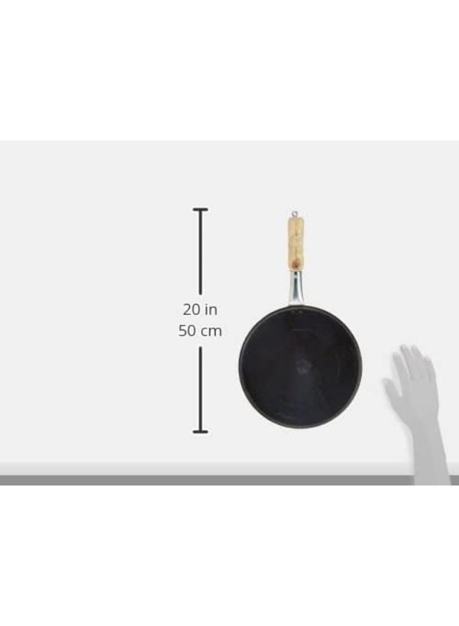 RAJ - Tawa With Handle Black 27cm - Image 1