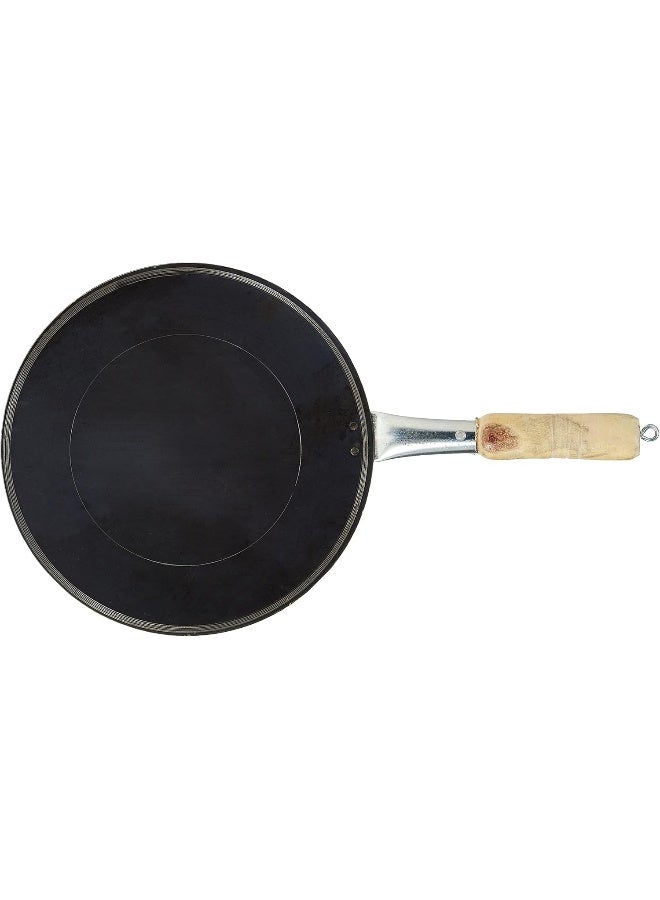 RAJ - Tawa With Handle Black 27cm - Image 1