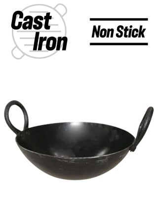 Iron Cooking Kadai Black 25cm - pnsku/N13016846A/45/_/1739788480/a9ad2605-912d-4862-85af-3803233710f5