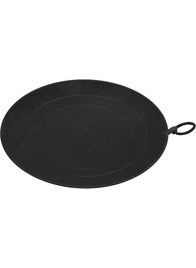Raj Iron Ring Tawa, 25 CM, Black, IRT010, Dosa Tawa, Flat Fry Pan, Pancake Maker Black 25cm - Image 1