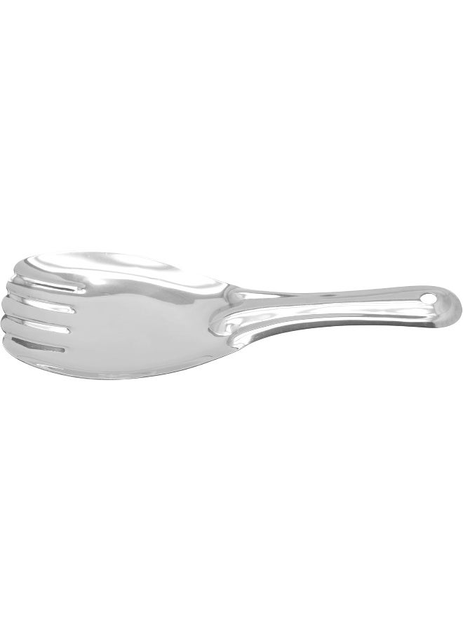 راج ملعقة أرز جمبو بانجا فضي 29.5x11.5سم - Image 1