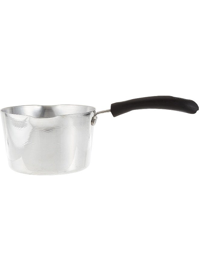 راج وعاء حليب كلاسيكي أسود/ فضي 9x14سم - Image 2