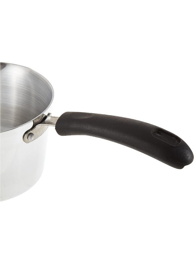 راج وعاء حليب كلاسيكي أسود/ فضي 9x14سم - Image 5