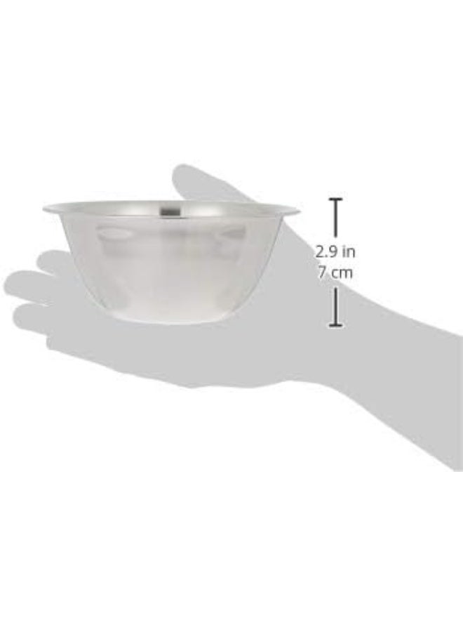 Raj Stainless Steel Mixing Bowl, 0.5 LITER, Silver Silver 0.5Liters - Image 5