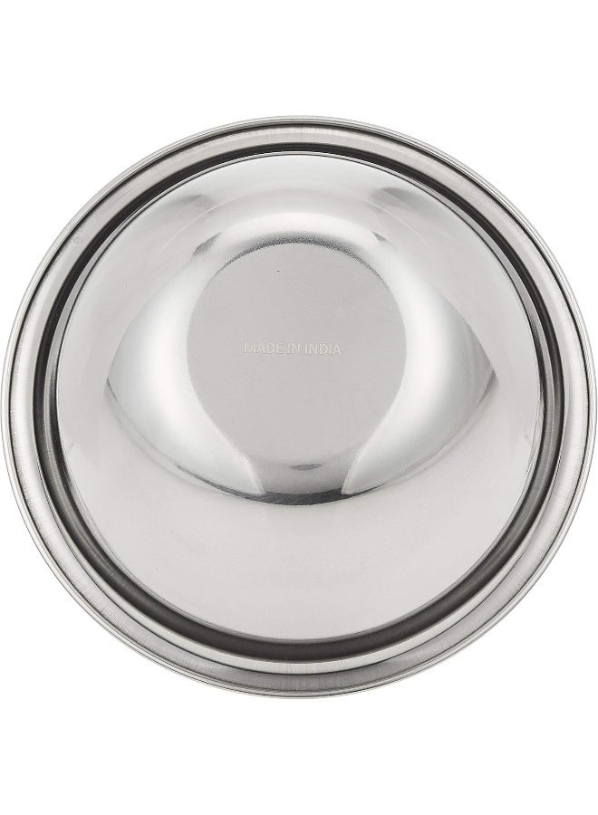 Raj Stainless Steel Mixing Bowl, 0.5 LITER, Silver Silver 0.5Liters - Image 3