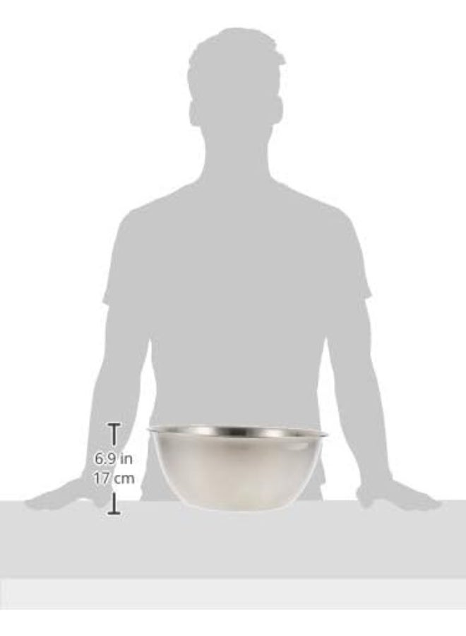 راج وعاء خلط فضي 15.6x34.4x33.6سم - Image 4