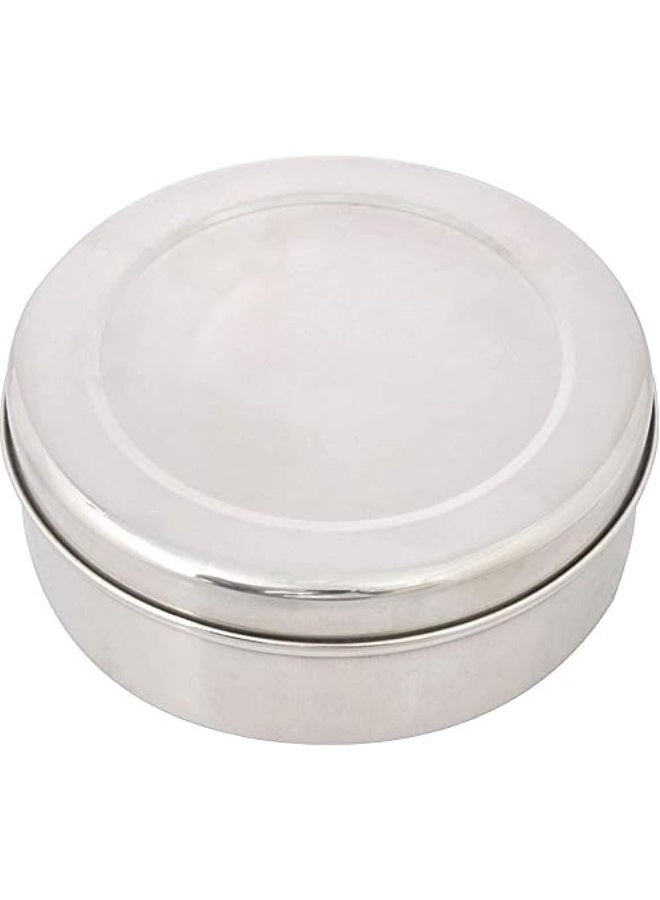 Raj Stainless Steel Catering Spice Storage Box, 8.2 cm, MD0M01 - Masala Box, Masala Petti, Spice Box, 7 Compartments and Spoon Silver 20.5cm - Image 5