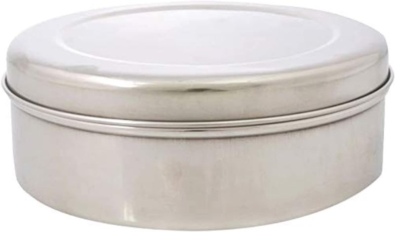 Raj Stainless Steel Catering Spice Storage Box, 8.2 cm, MD0M01 - Masala Box, Masala Petti, Spice Box, 7 Compartments and Spoon Silver 20.5cm - Image 4