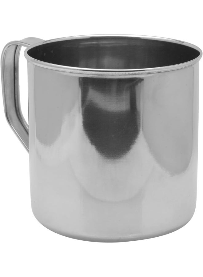 راج قدح مصنوع من ستانلس ستيل فضي 12.5x12سم - Image 4