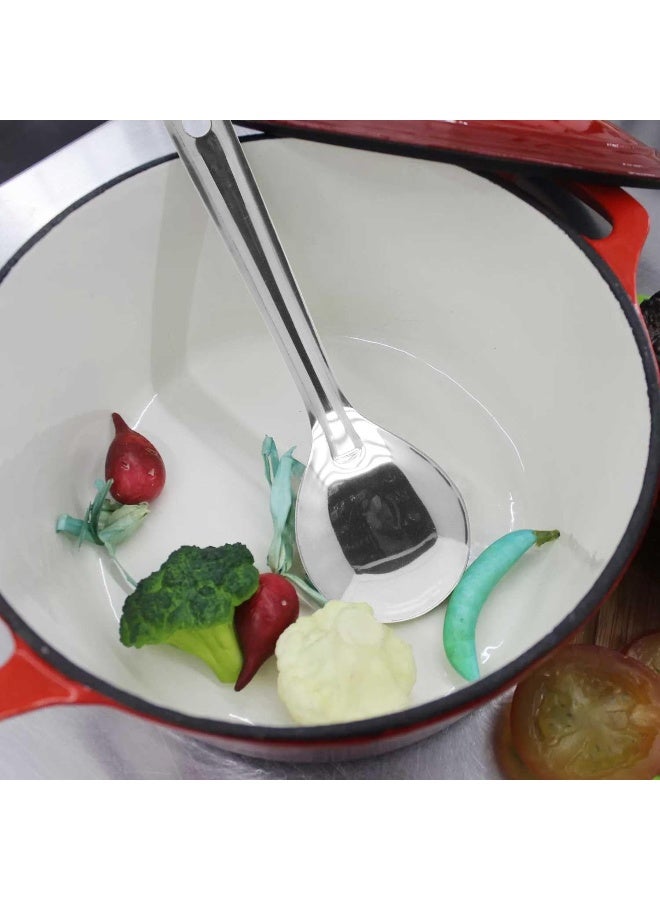 راج ملعقة إستانلس ستيل فضي 24x6.5سم - Image 4