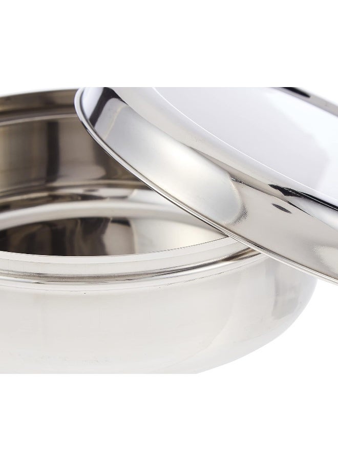Raj Stainless Steel Storage Bowl 20.5 CM - PD0012, Nuts Bowl, Food Container, Serving Bowl, Lunch Box Silver 21x8cm - Image 3