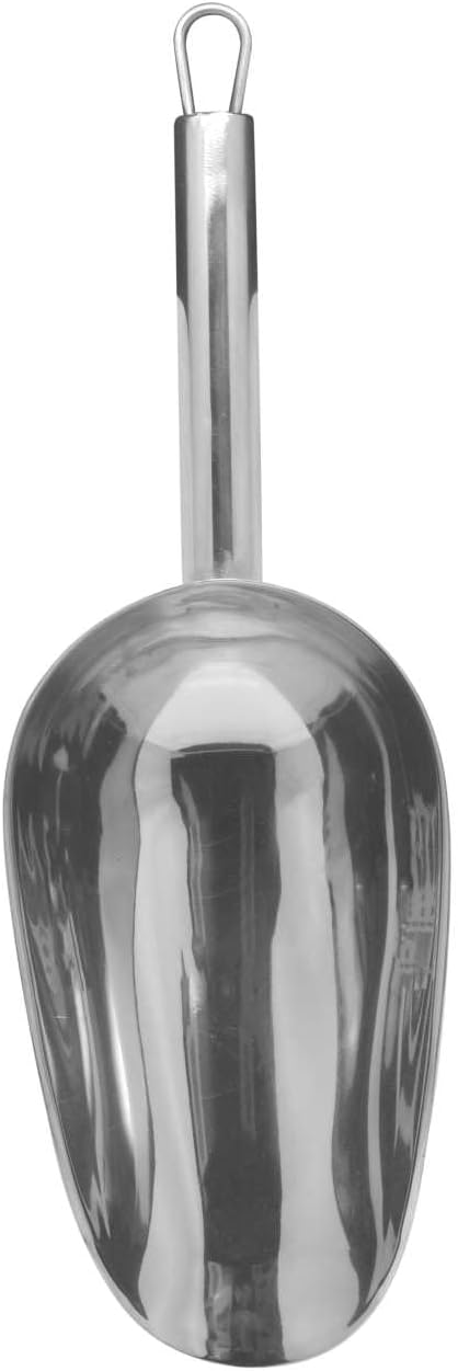 راج مغرفة ثقيلة بمقبض أنبوبي فضي 26.5x7.5سم - Image 4