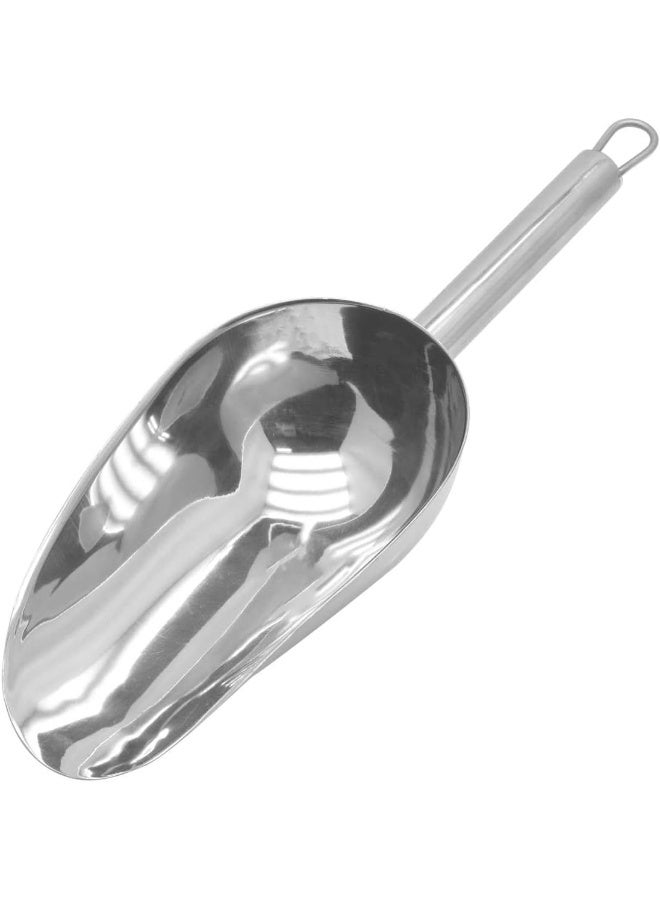 راج مغرفة ثقيلة بمقبض أنبوبي فضي 26.5x7.5سم - Image 2