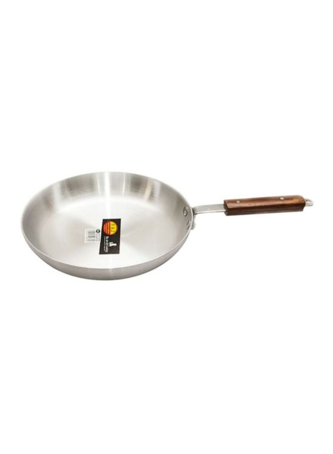 RAJ Frying Pan With Handle Silver/Brown 23cm  - Image 1