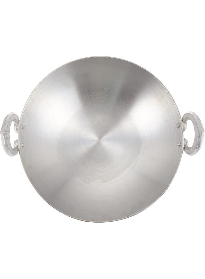 Raj Aluminium Kadai With Double Side Handle, 28.5Cm, Stir Fry Pan, Wok, Deep Frying Pot, Roasting Pot Silver 8x36x26.8cm - Image 3